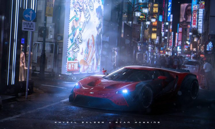 Ford GT, Science fiction, Car HD Wallpaper Desktop Background