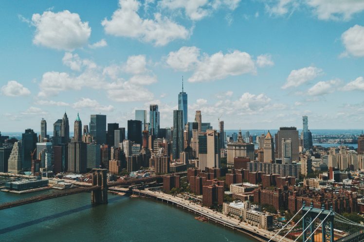 city, Skyscraper, Water, New York City, USA, Manhattan HD Wallpaper Desktop Background