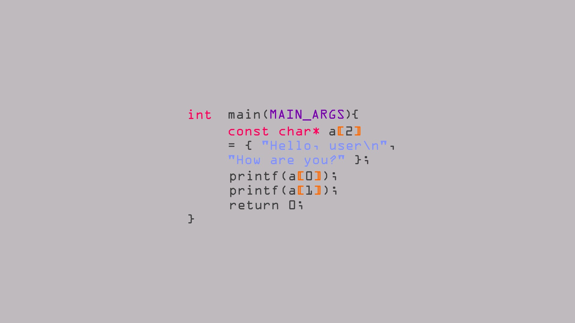 minimalism, Programming Wallpaper