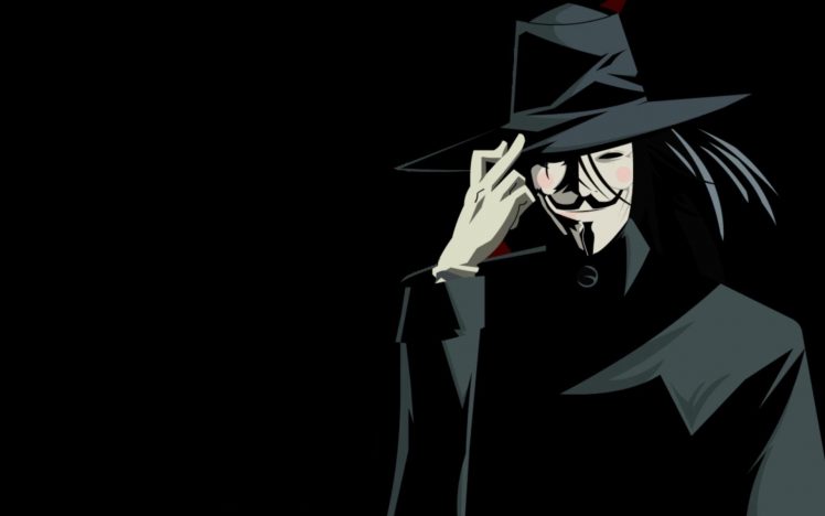 V for Vendetta, Mask, Guy Fawkes mask, Hat HD Wallpaper Desktop Background