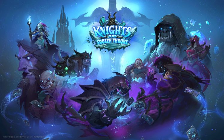 Hearthstone: Heroes of Warcraft, Knights of the frozen throne HD Wallpaper Desktop Background
