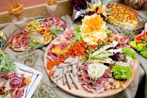 platter, Meat, Vegetables, Sandwich, Food