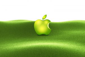 grass, Green, White, Logo, Apple Inc.