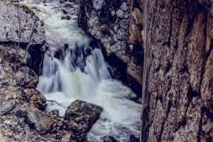 rock, Stream, River, Waterfall