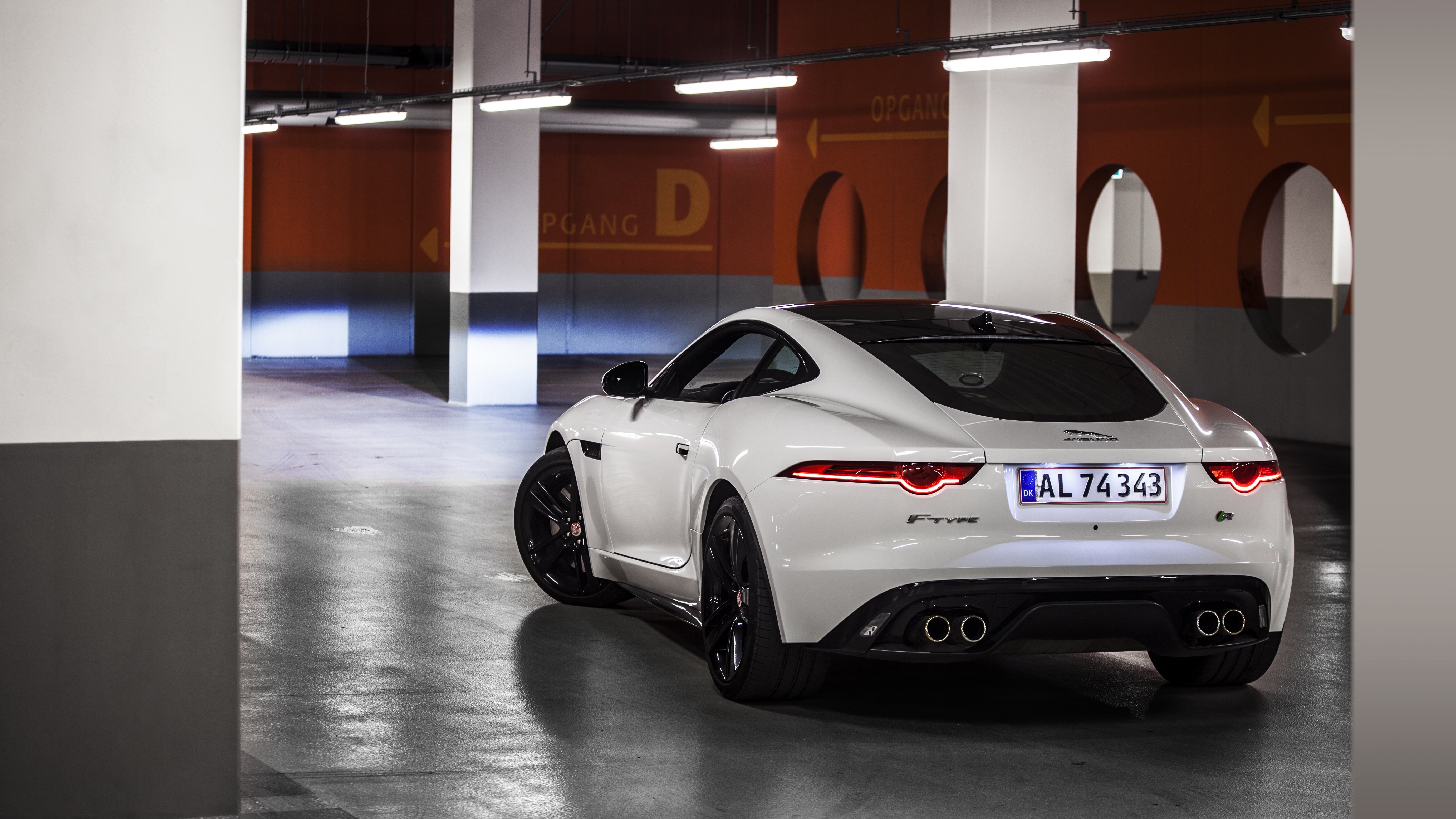 Jaguar, F Type, White, Car Wallpaper