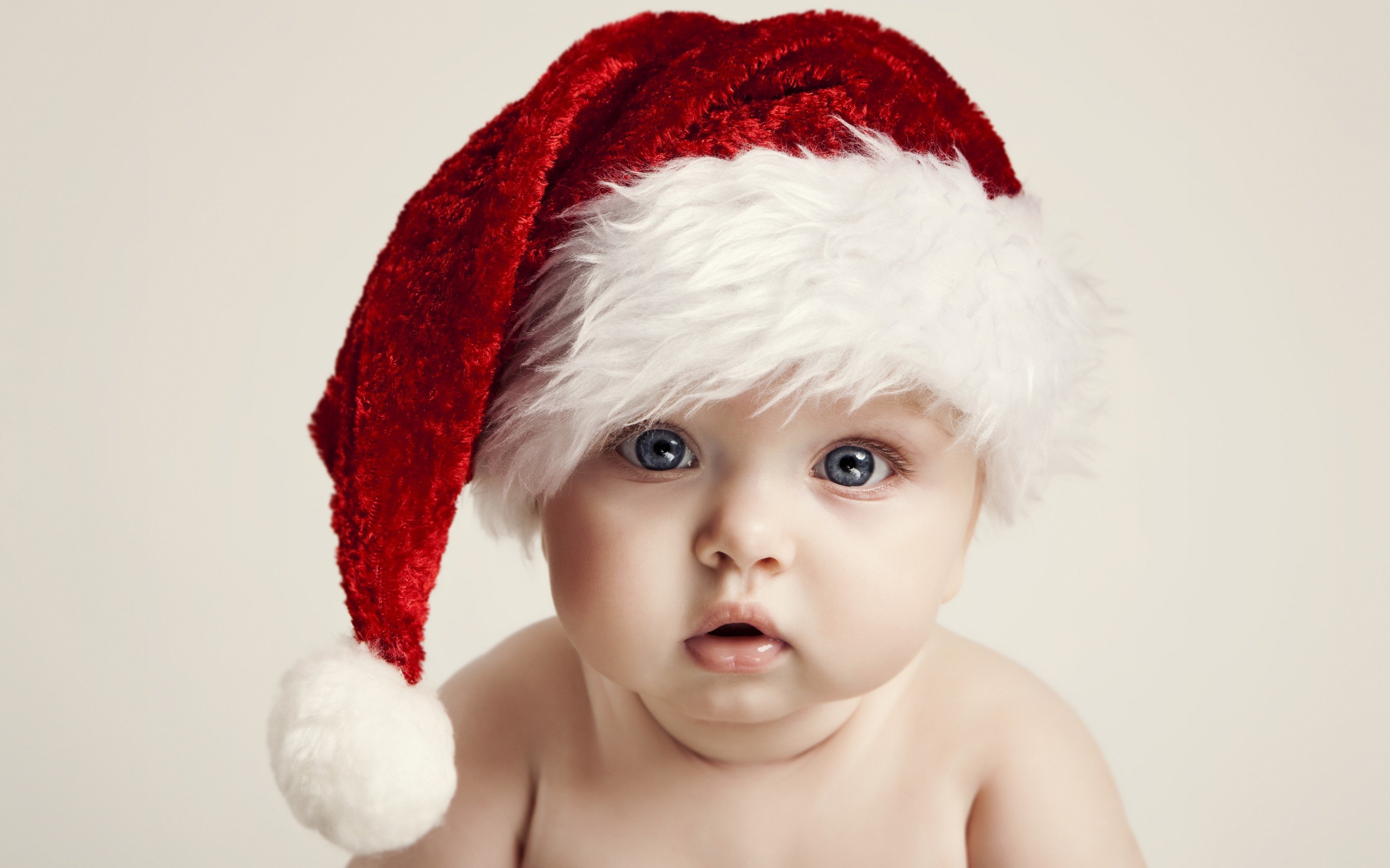 happy, Baby, Kid, Big, Beautiful, Blue Eyes, Children, New Year, Merry, Christma Wallpaper