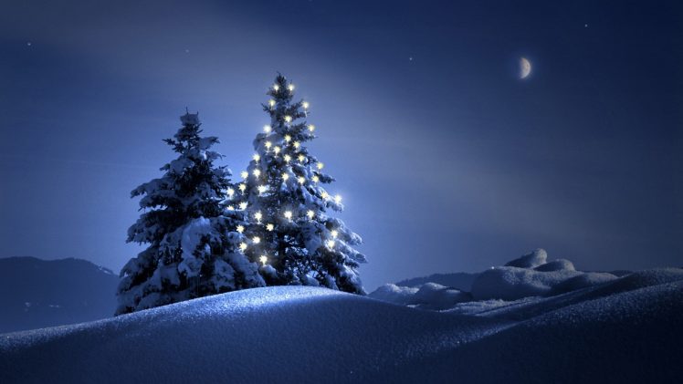 mountains, Germany, Christmas, Bavaria HD Wallpaper Desktop Background