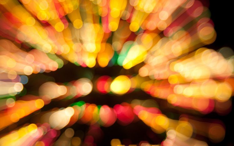 abstract, Lights, Christmas, Bokeh HD Wallpaper Desktop Background
