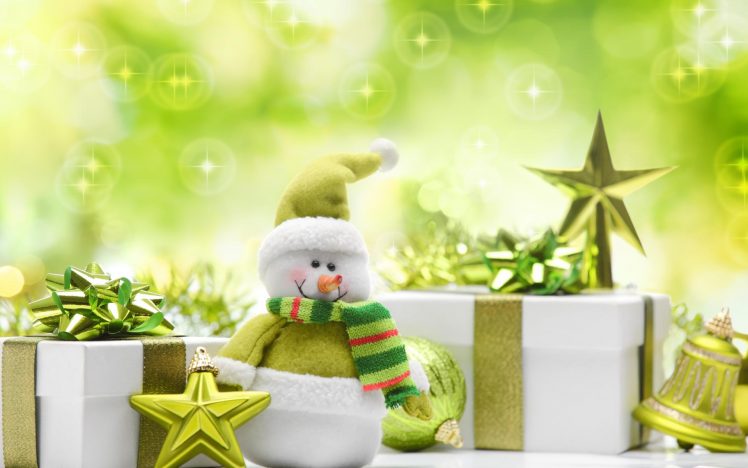 holidays, Christmas, New Year, Snowman HD Wallpaper Desktop Background
