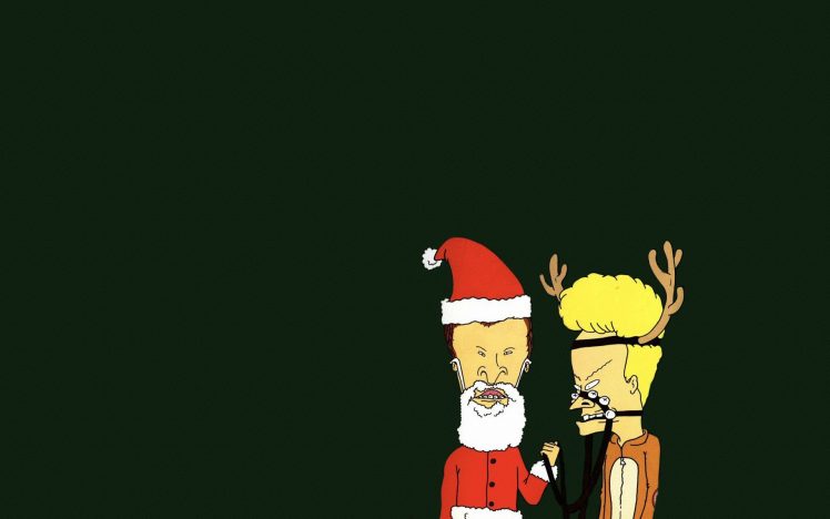 beavis, And, Butt head, Christmas, Humor, Cartoon HD Wallpaper Desktop Background