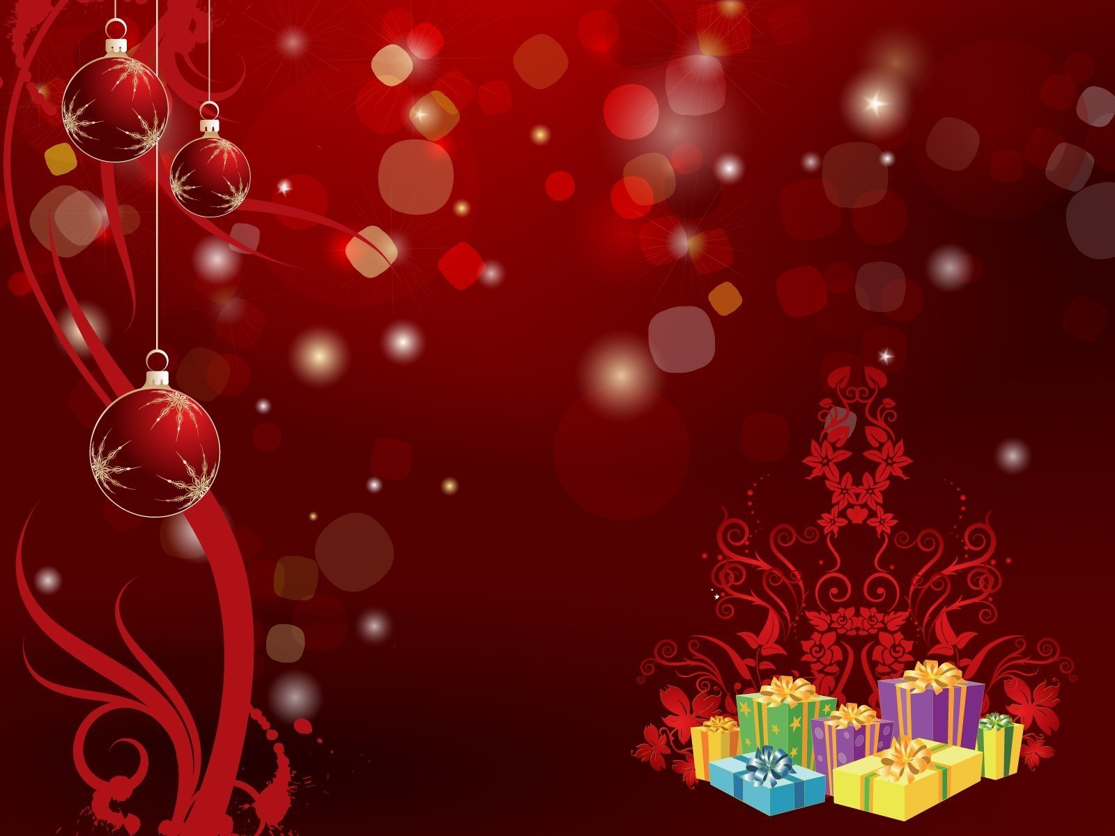merry, Christmas, Holiday, Vacation, Gifts, Tree, Happy, Beautiful, Santa, Snowman, Lights Wallpaper