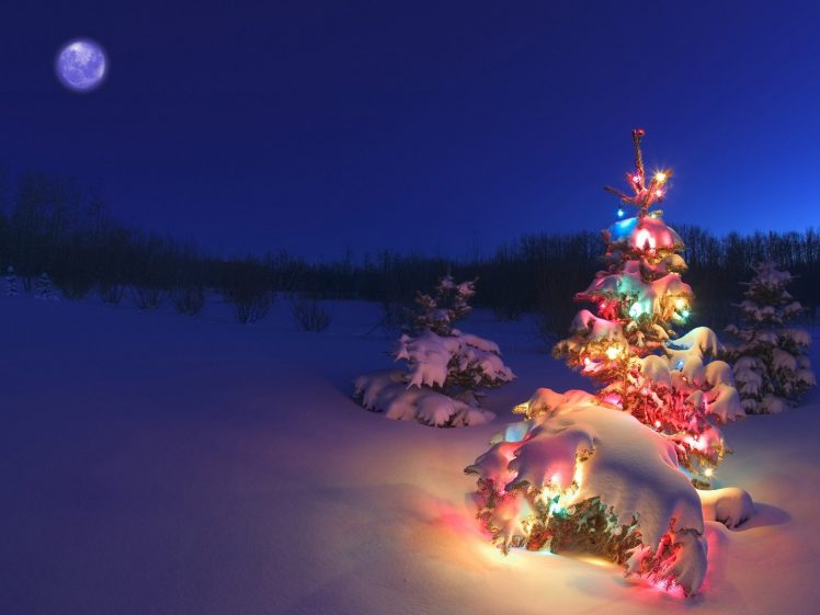 merry, Christmas, Holiday, Vacation, Gifts, Tree, Happy, Beautiful, Santa, Snowman, Lights HD Wallpaper Desktop Background