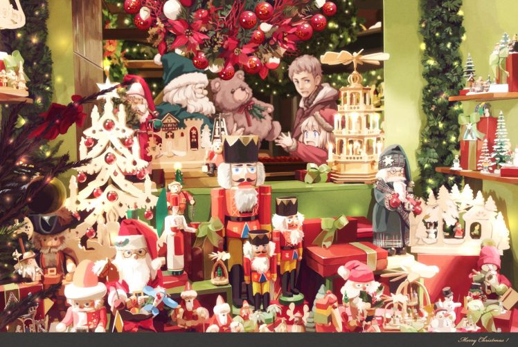 original, Anime, Christmas HD Wallpaper Desktop Background