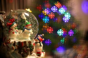 new, Year, Figurine, Snowman, Snowflake, Christmas