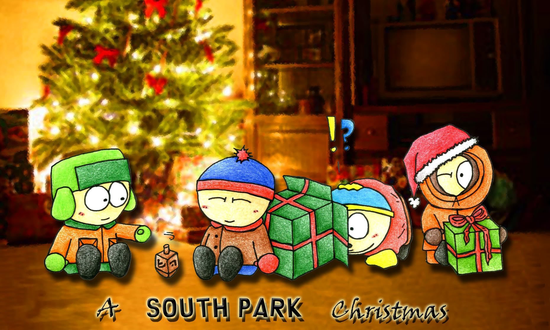 south, Park, Animation, Comedy, Series, Sitcom, Cartoon, Sadic, Humor, Funny, South park, Christmas Wallpaper