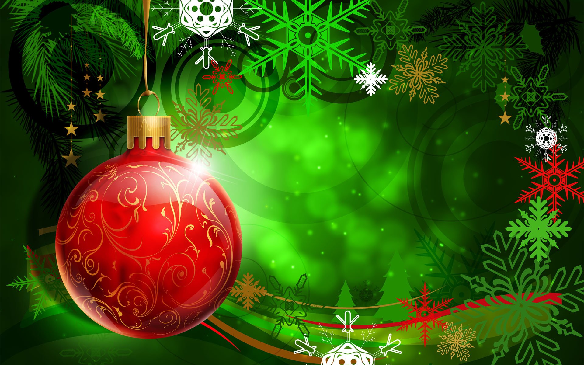 colorful, Christmas, Decoration Wallpaper