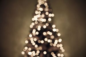 beauty, Lights, Christmas, Tree, Blur, Background