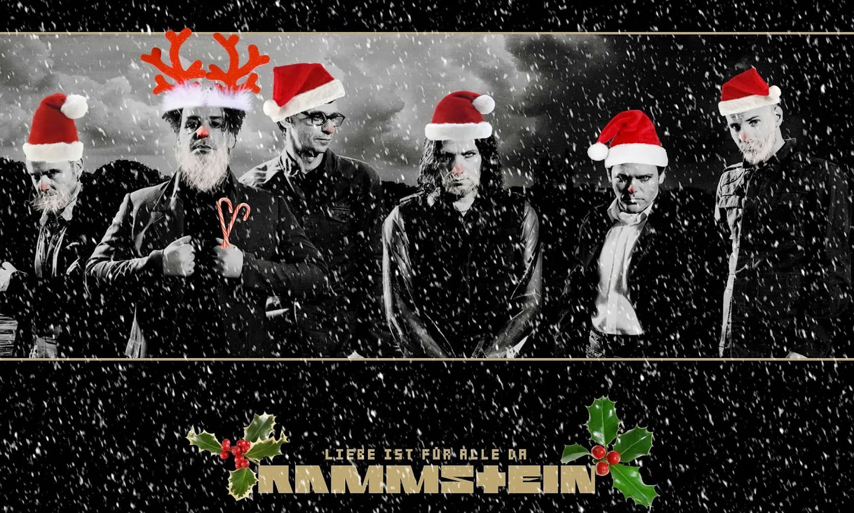 rammstein, Industrial, Metal, Heavy, Death, Poster, Christmas Wallpaper