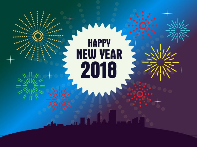 2018 Wallpaper, Happy New Year 2018, Happy New Year Wallpapers, Hd New Years Wallpapers, New Year, Santa HD Wallpaper Desktop Background