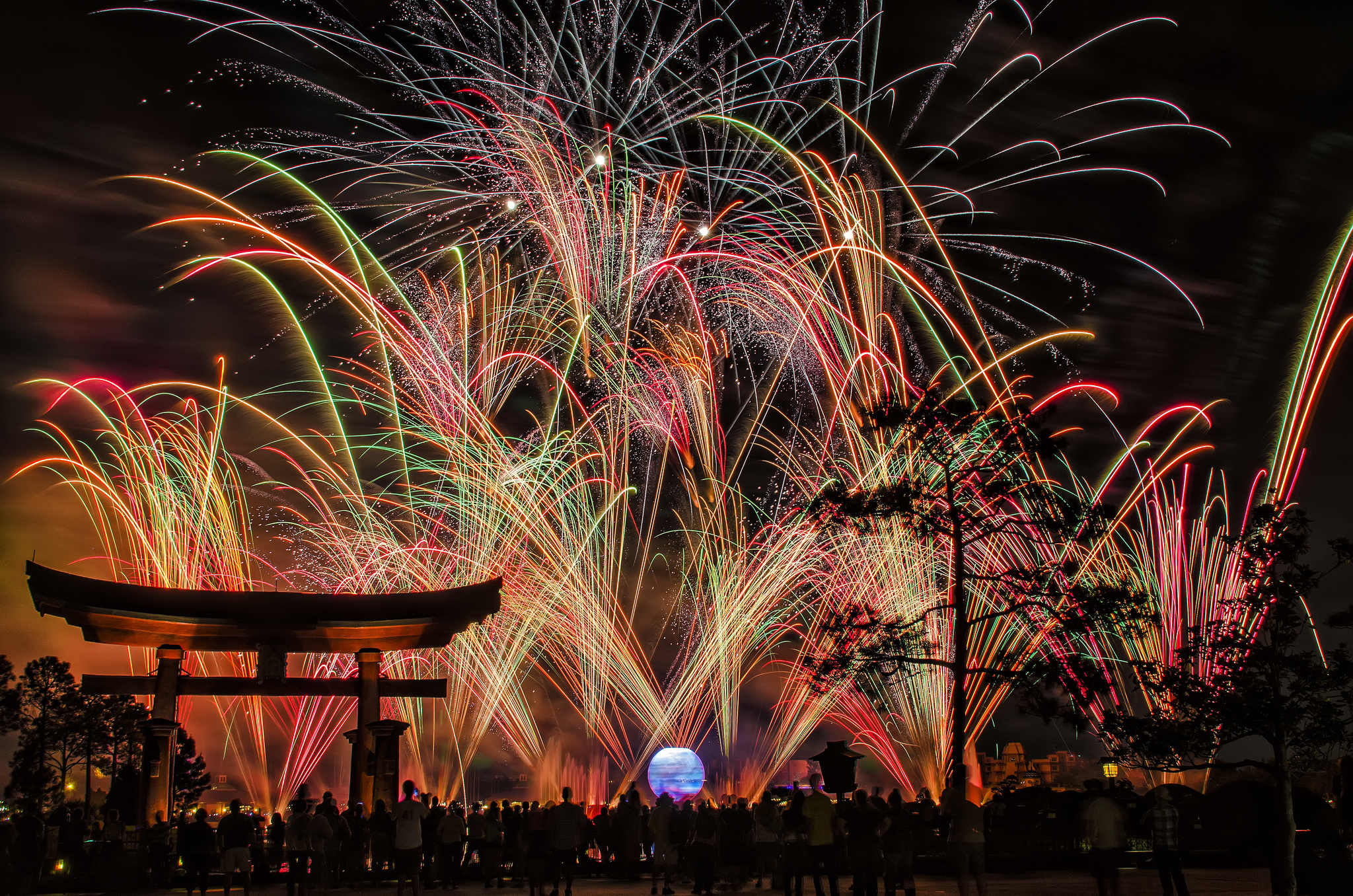 fireworks, Nigth, Japan, City, Bokeh Wallpaper