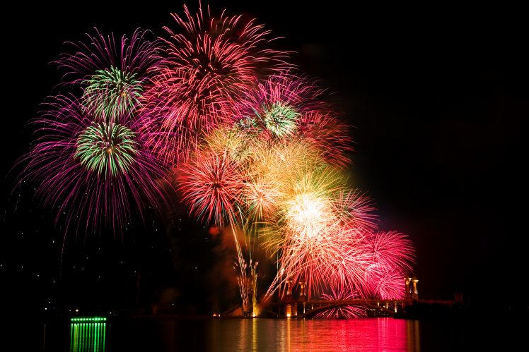 fireworks, Night HD Wallpaper Desktop Background