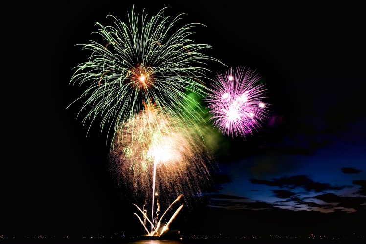 fireworks, Night, Nice, Black HD Wallpaper Desktop Background
