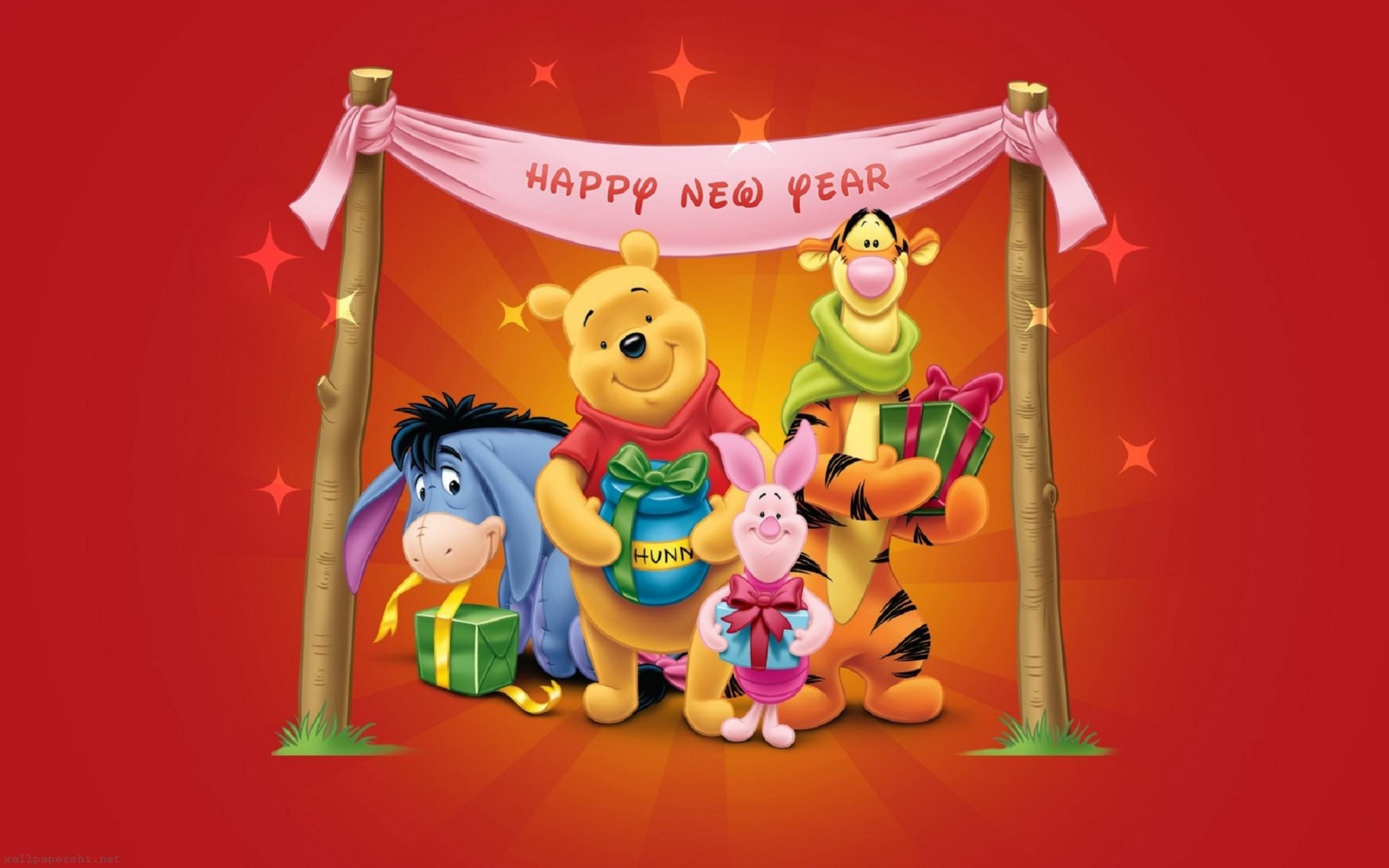 winnie, The, Pooh, Disney, Year, Years Wallpaper