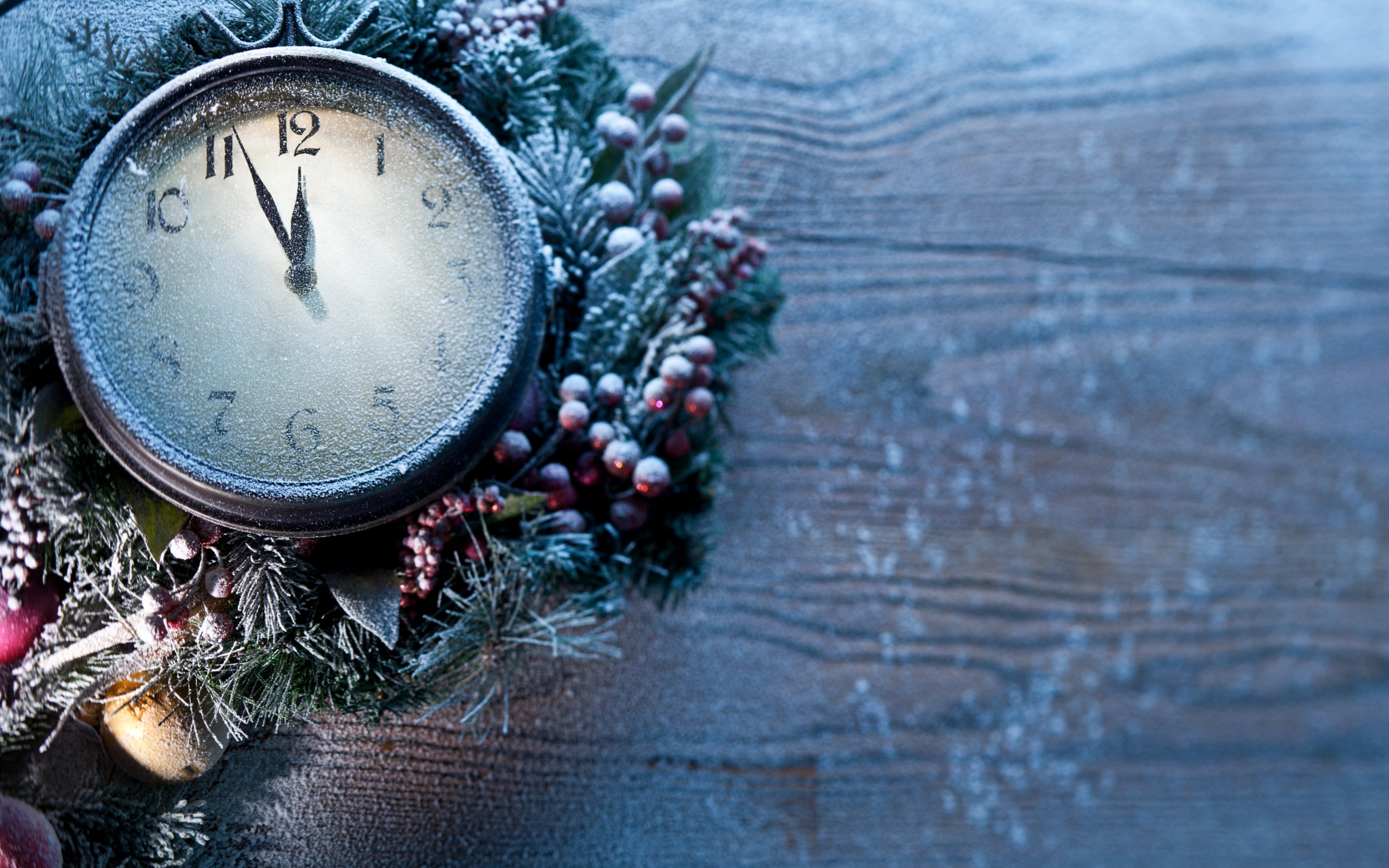 clock, New Year, Frozen, Time Wallpaper
