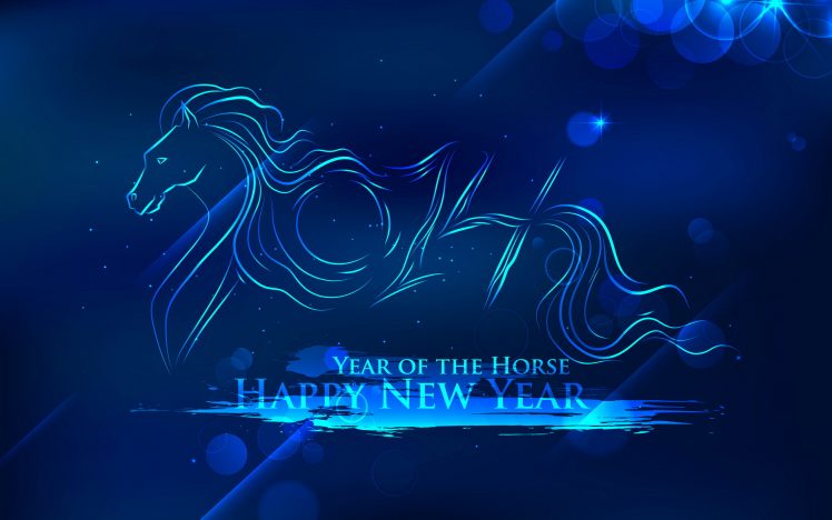 new Year, Year, Of, The, Horse, 2014 HD Wallpaper Desktop Background