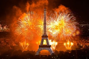france, Eiffel, Tower, Paris, Fireworks, New Year, City