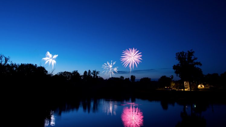 new Year, Fireworks HD Wallpaper Desktop Background