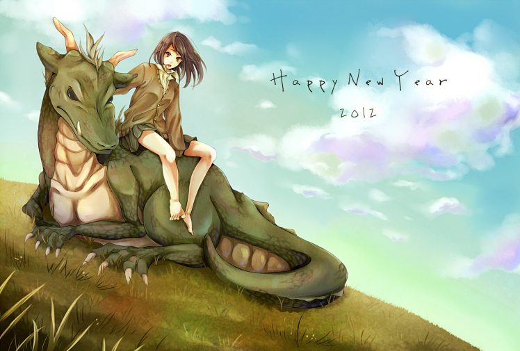 new Year, Original, Dragon HD Wallpaper Desktop Background