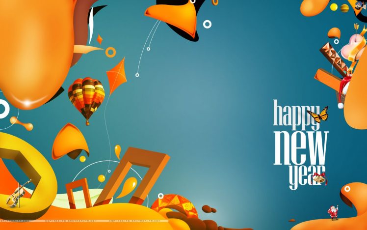 new Year, Greetings, Card HD Wallpaper Desktop Background