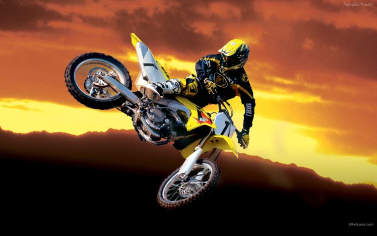 Tricks, Sunset, Mountains, Mountain pass, Motorcycle HD Wallpaper Desktop Background
