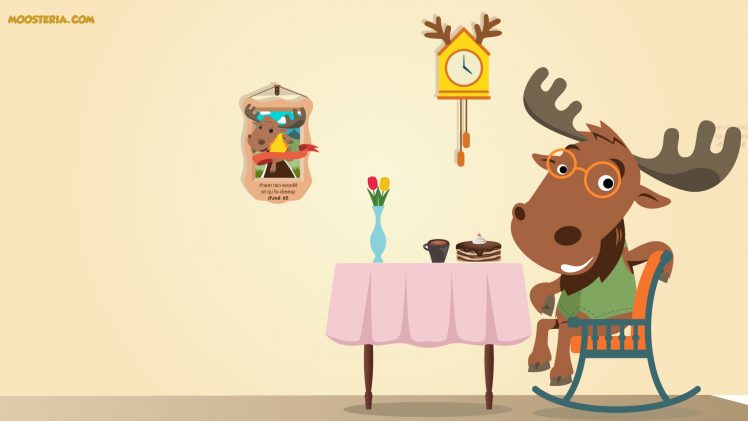 heart, Moose, Moosteria, Nature, Love HD Wallpaper Desktop Background