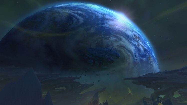 World of Warcraft: Legion, Argus and Azeroth in 7.3 HD Wallpaper Desktop Background