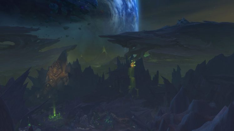 World of Warcraft: Legion, Argus and Azeroth in 7.3 HD Wallpaper Desktop Background