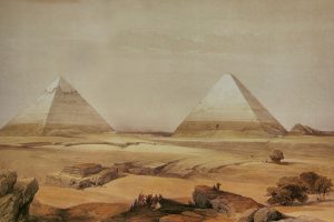 David Roberts, Egypt, Painting, Pyramid