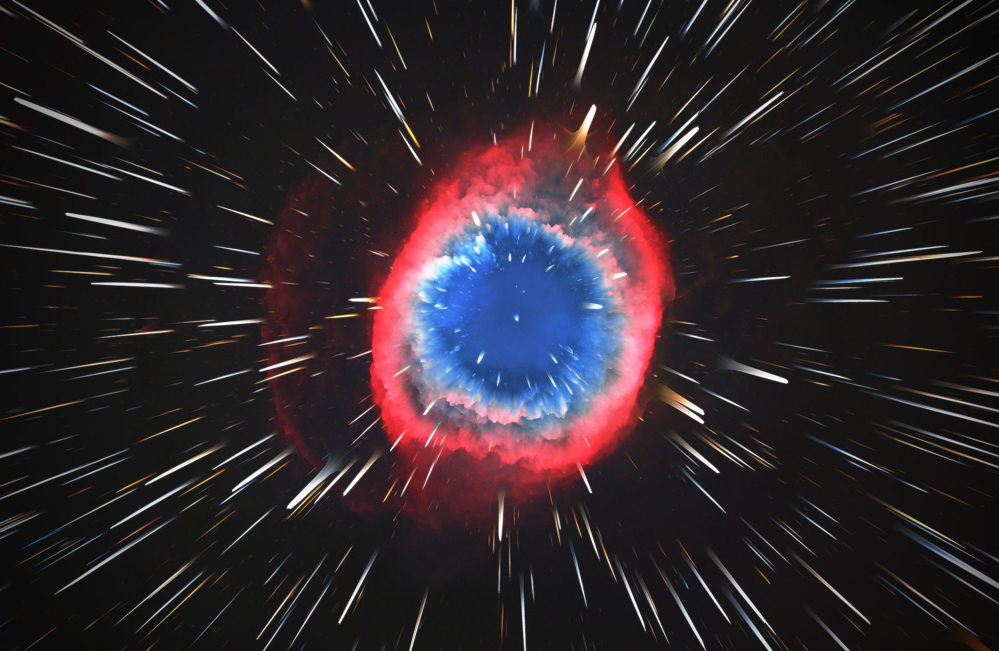 The Big Bang, Space, Stars, Nebula, Explosion Wallpaper