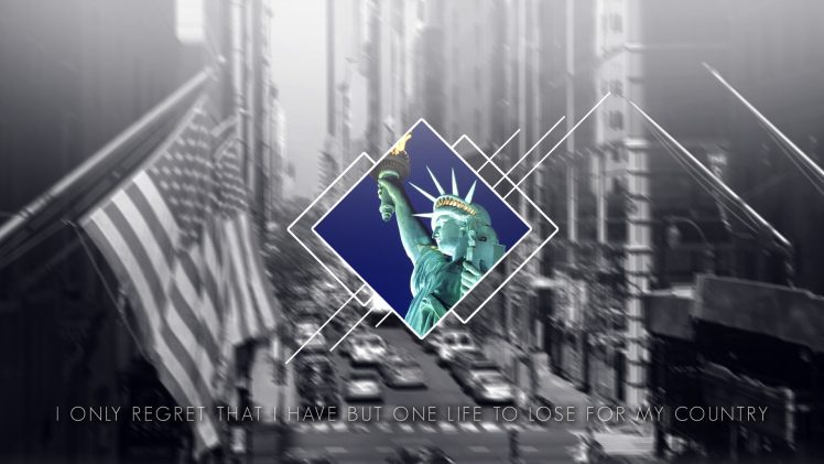 USA, Patriotic, Liberty, Statue of Liberty, American flag HD Wallpaper Desktop Background