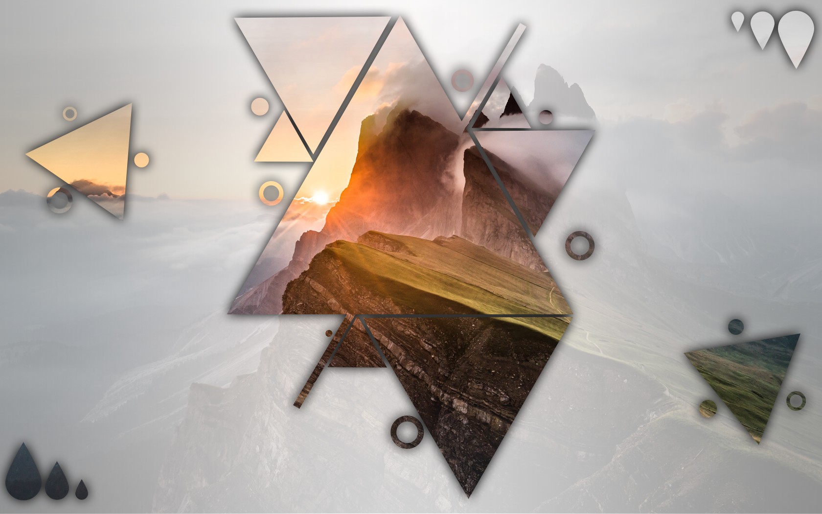 landscape, Geometry Wallpapers HD / Desktop and Mobile Backgrounds