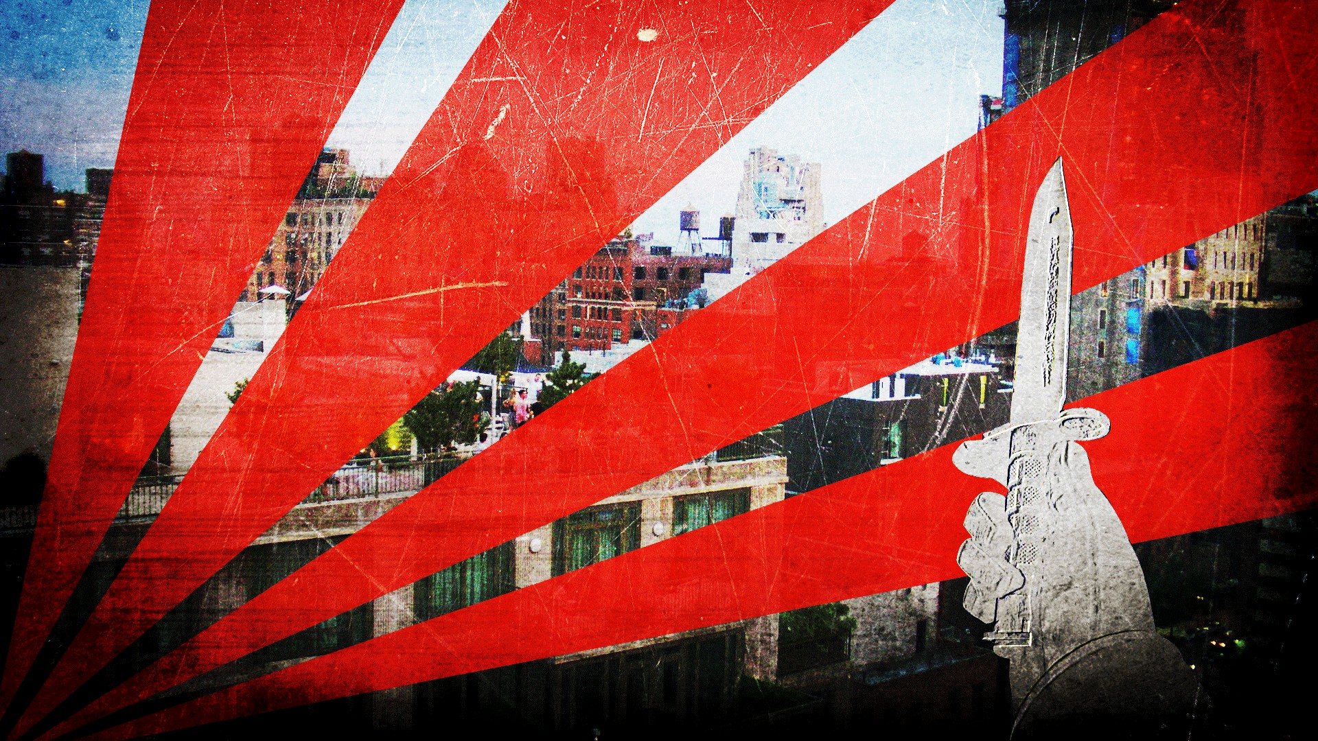 knife, Counter Strike: Global Offensive, Red Wallpaper