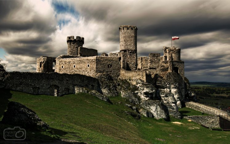 old, Historic, Castle, Poland, Ruins, History HD Wallpaper Desktop Background