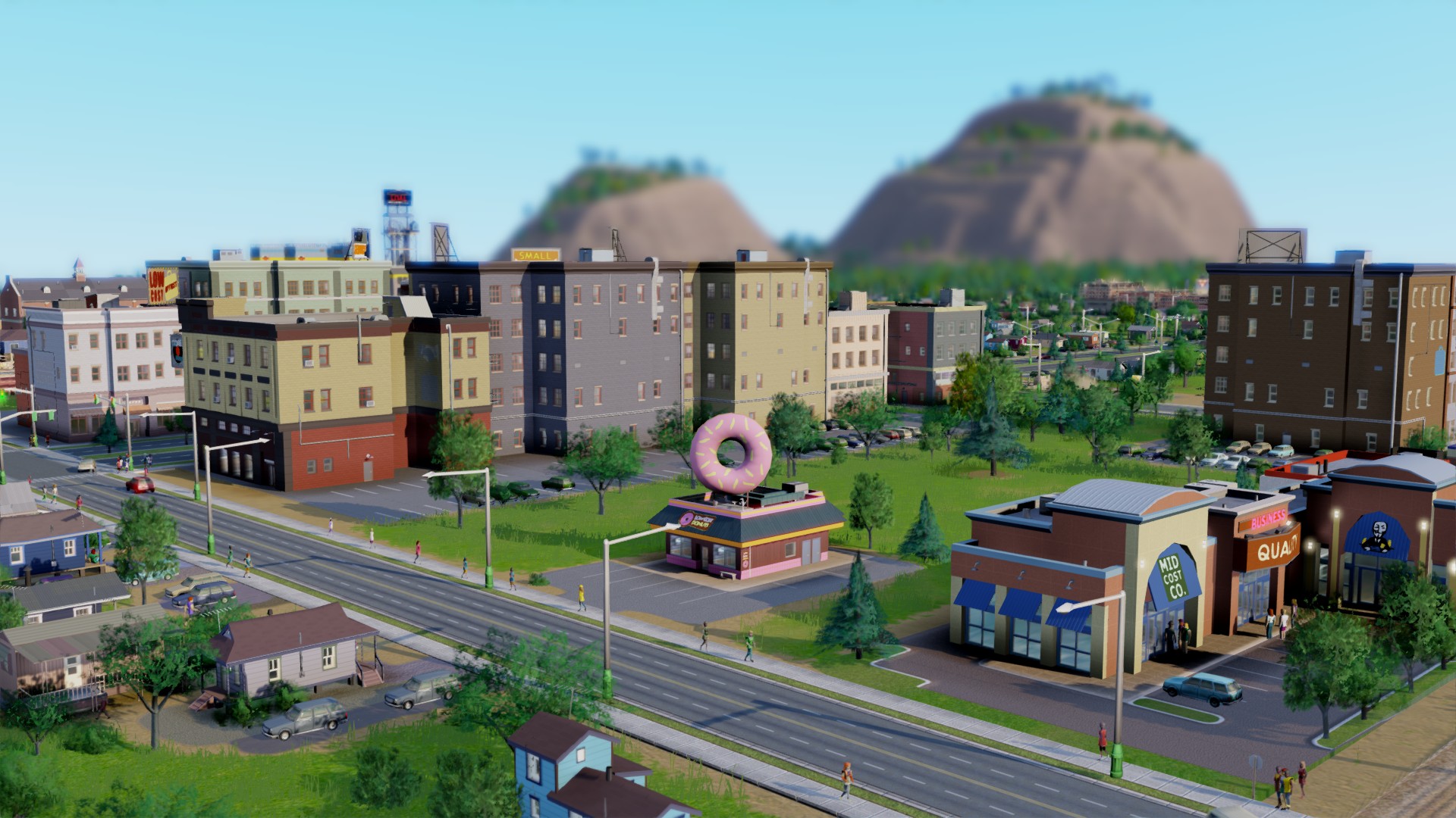SimCity, Building Wallpaper
