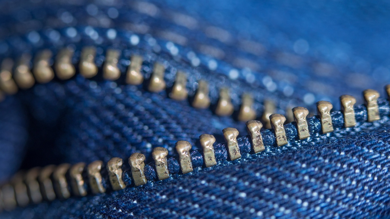 closeup, Photography, Depth of field, Macro, Zippers, Jeans, Blue Wallpaper