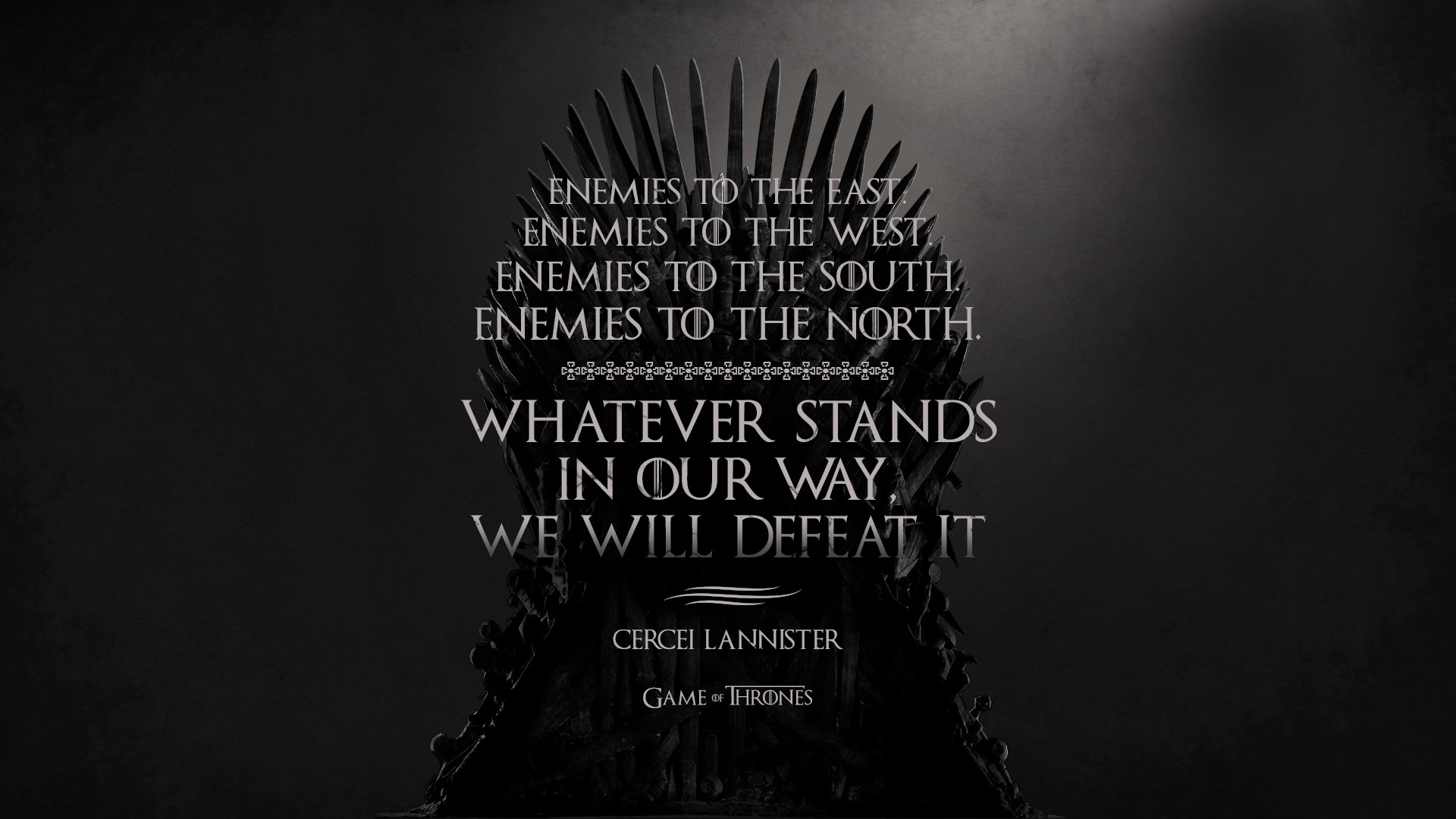 Game of Thrones, Book quotes Wallpaper