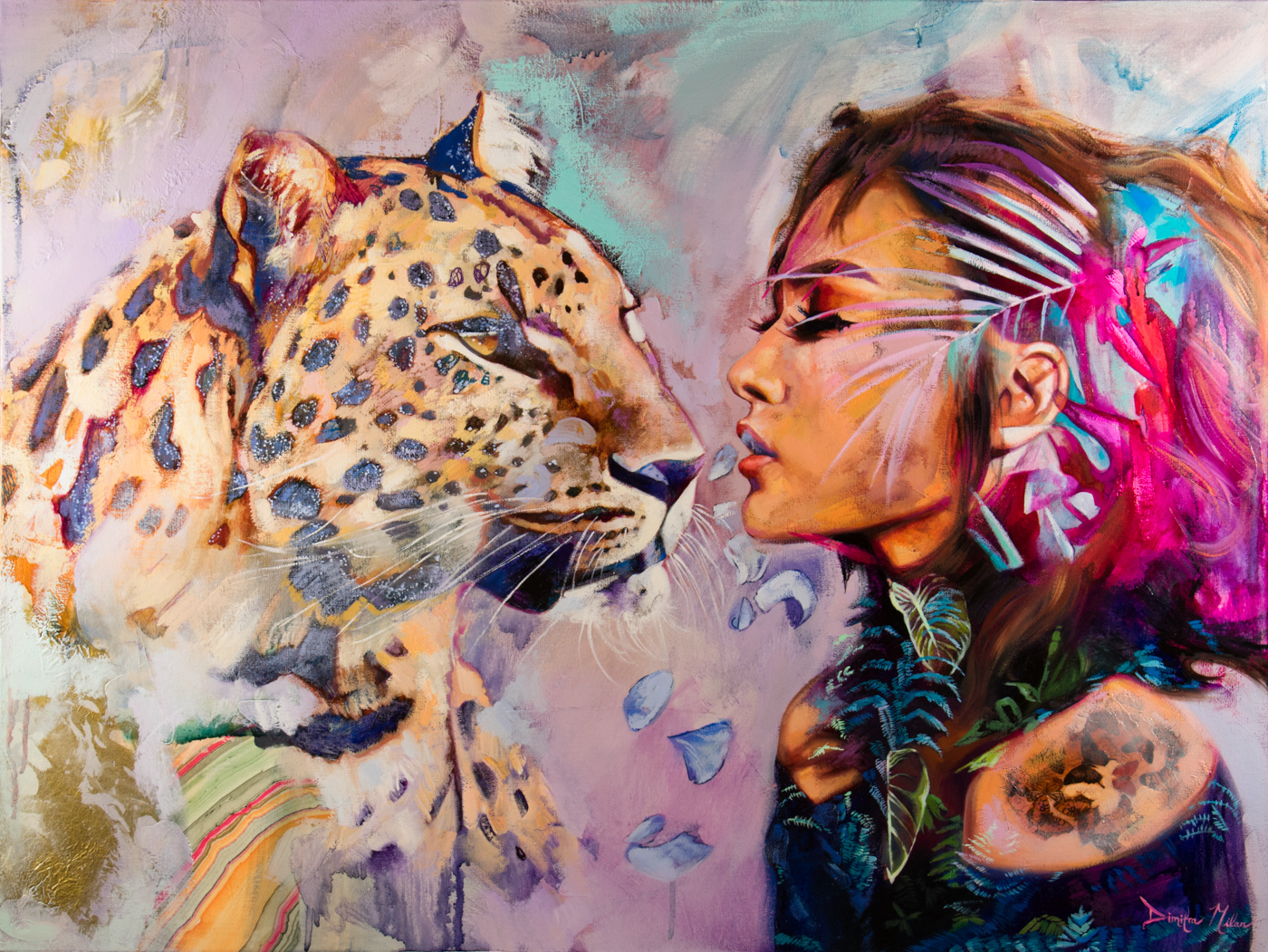 Dimitra Milan, Painting Wallpaper