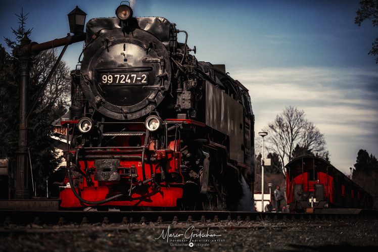 Marco Gosdschan, Steam locomotive, Vehicle, Train HD Wallpaper Desktop Background