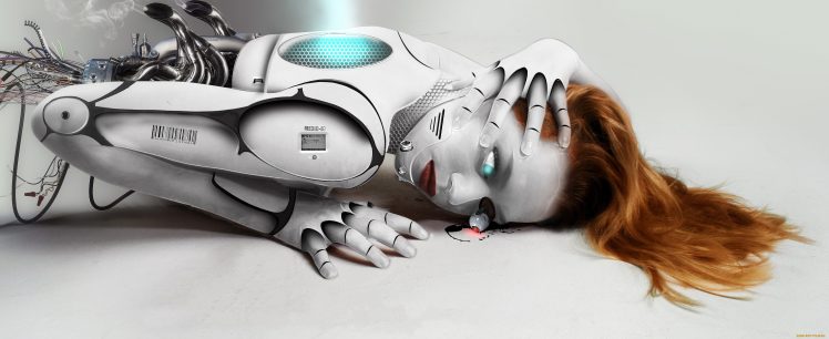 eyes, Science fiction, Machine, Digital art, Robot HD Wallpaper Desktop Background