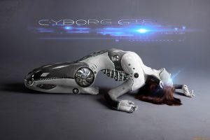 robot, Digital art, Cyborg, Science fiction